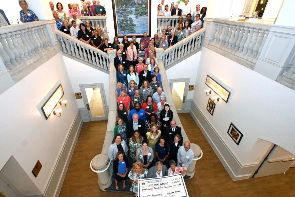 2026 agency grant recipients on the grand staircase